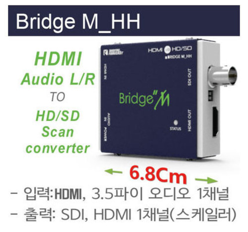 정품 브릿지 Bridge Micro M-HH HDMI to SDI컨버터 스케일러