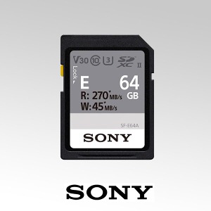 소니 SF-E64A UHS-II  V30 지원 SD 메모리카드